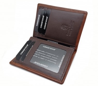 cartera con monedero parte interna